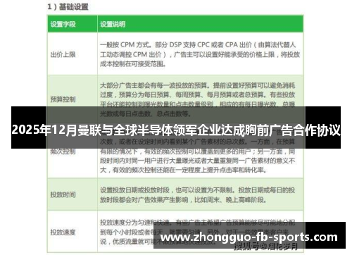 2025年12月曼联与全球半导体领军企业达成胸前广告合作协议